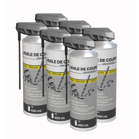 6 huiles de coupe 400mL