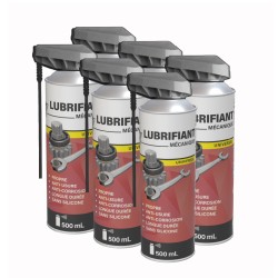 6 lubrifiants universels 500mL