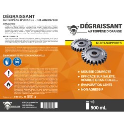 12 dégraissants extraits d'orange 500mL