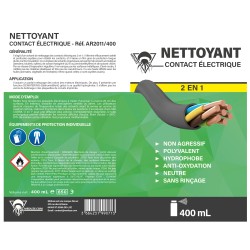 3 nettoyants contacts 400mL