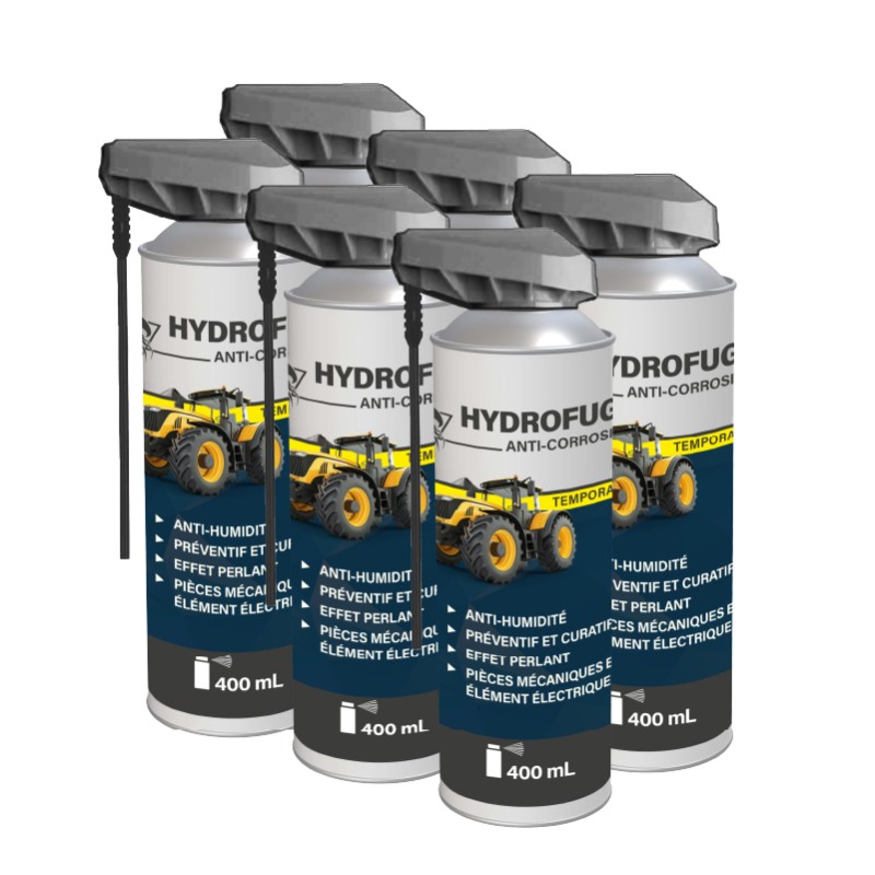 6 hydrofuges anticorrosion 400mL