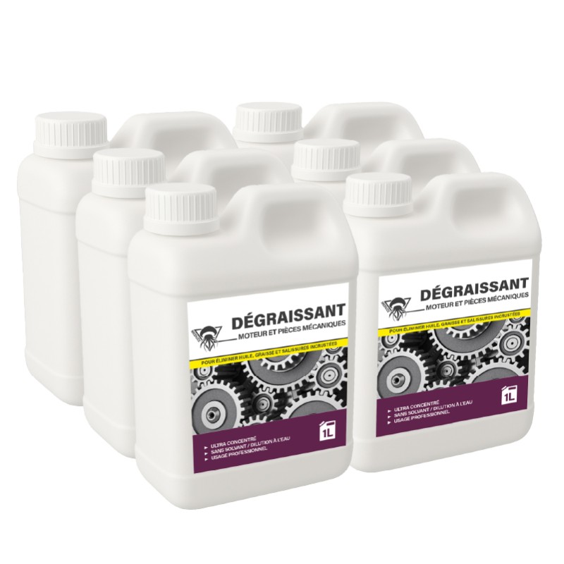 6 dégraissants mécaniques 1L