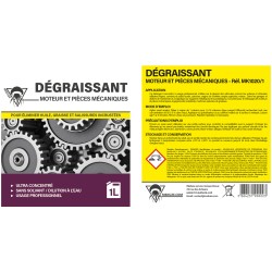 6 dégraissants mécaniques 1L