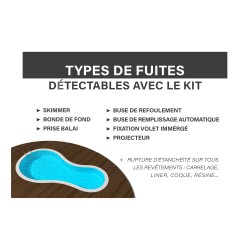 Kit fuite piscine et bassin