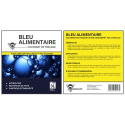Bleu alimentaire concentré 3x3L