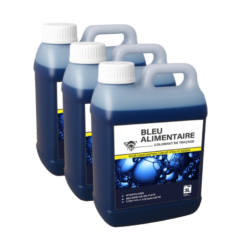 Bleu alimentaire concentré 3x3L
