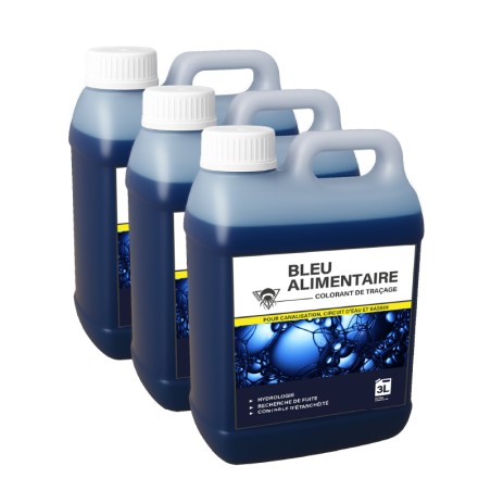 Bleu alimentaire concentré 3x3L