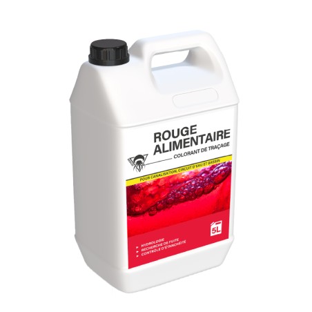 Rouge alimentaire prédosé 5L