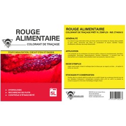 Rouge alimentaire prédosé 4x5L