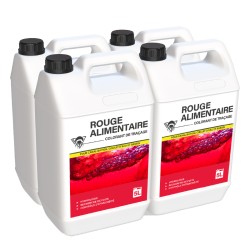 Rouge alimentaire prédosé 4x5L