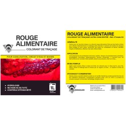 Rouge alimentaire concentré 1L