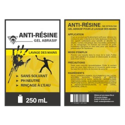 5 gels anti-résine 250mL