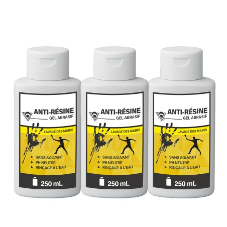 3 gels anti-résine 250mL