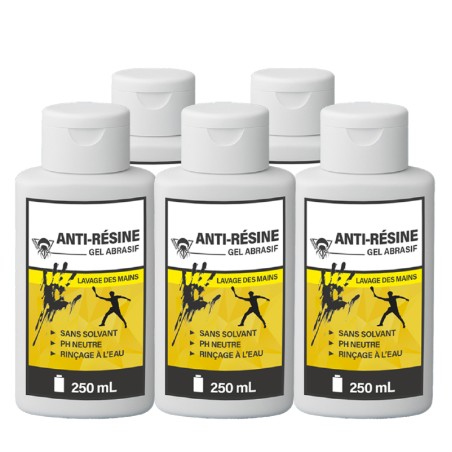 5 gels anti-résine 250mL
