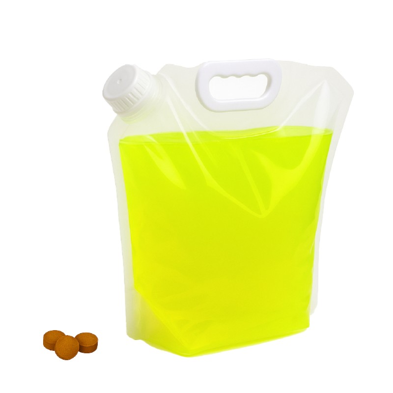 3 pastilles fluorescéine 1.25g + jerrican pliable 5L