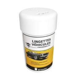 Pot de 80 lingettes véhicules