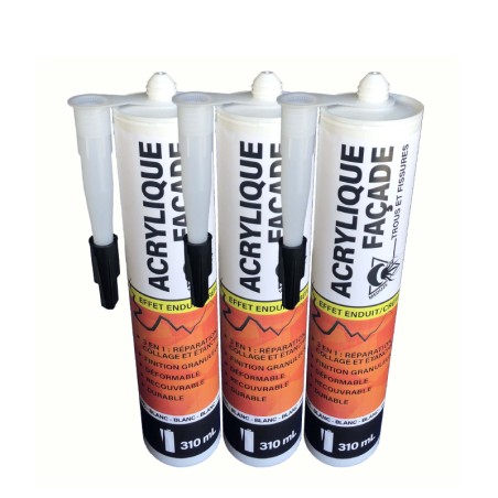 3 Acryliques façade 310mL