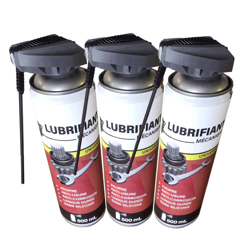 3 lubrifiants universels 500mL