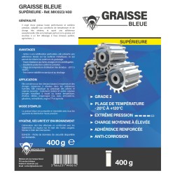 12 graisses bleues 400g