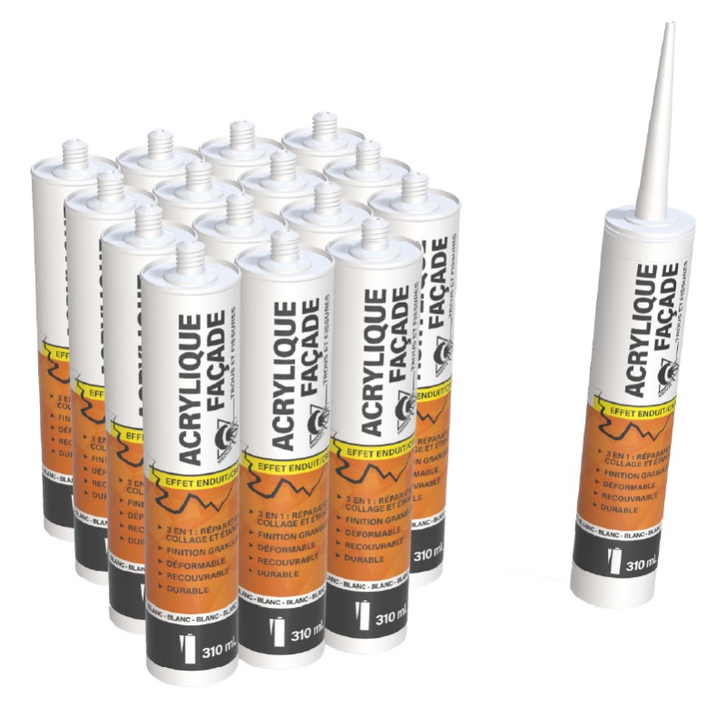 12 Acryliques façade 310mL