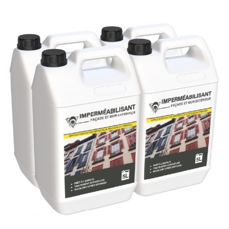 4 hydrofuges façade 5L